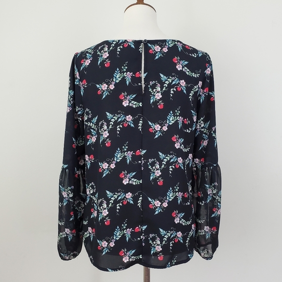 LC Lauren Conrad Snow White Sequin Apple Top - Picture 9 of 11